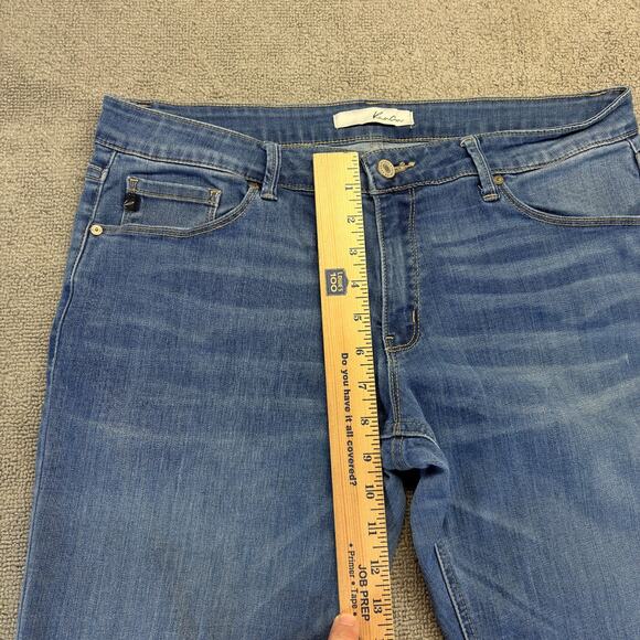 KanCan Womens Skinny Jeans Blue 15/31 Denim 5-Pocket Stretchy (Fits 34x30) - Picture 4 of 12